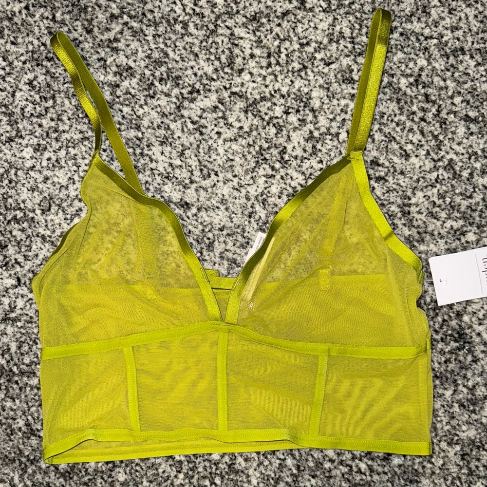 Auden Unlined Mesh Bralette